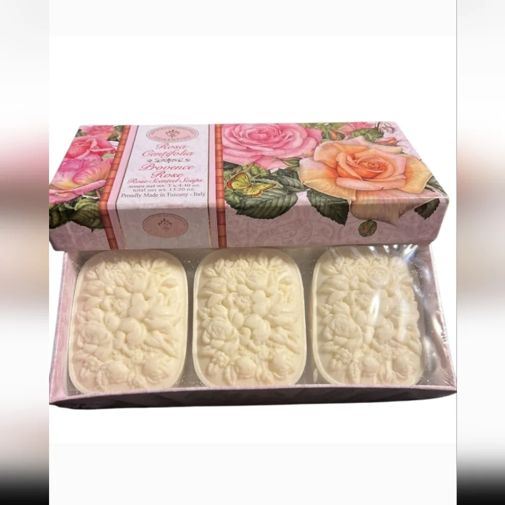 Saponificio Artigianale Fiorentino Provence Rose Gift Soap Set